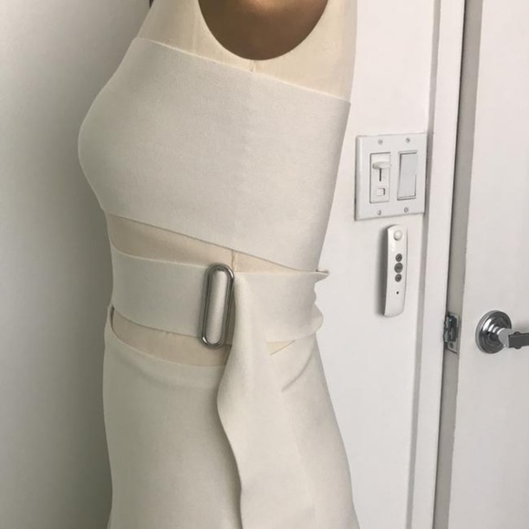 Alexander Wang Ivory Cutout Cocktail Dress - Picture 5 of 5
